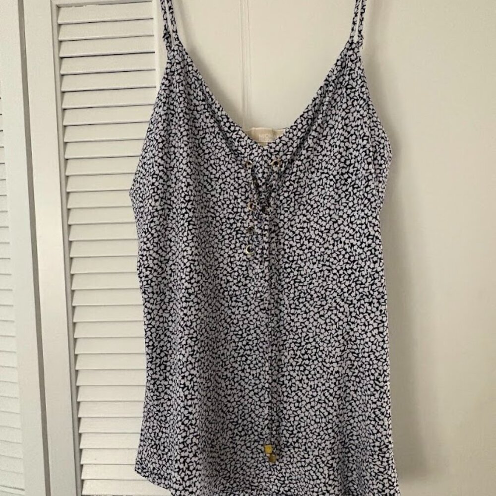 Michael Kors True Navy Basic Top